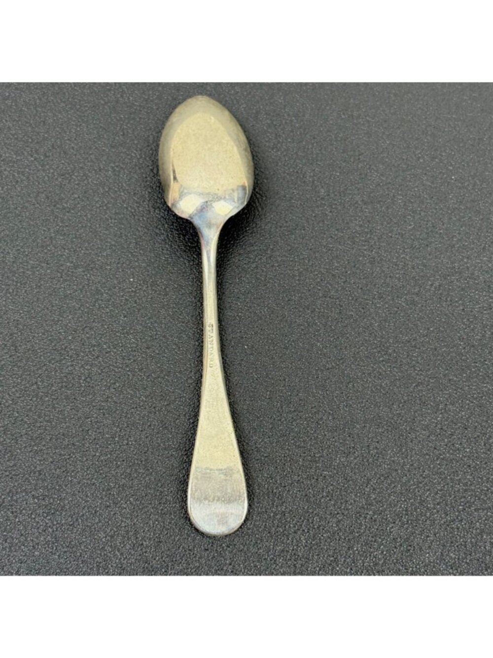Vintage Sterling Silver Demitasse Spoon 4-1/2" Monogramed - Picture 3 of 7